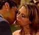 Danny Kissing Michelle's Cheek