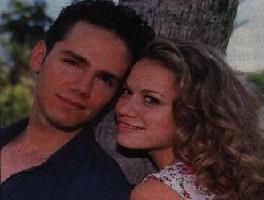 Danny's (Paul Anthony Stewart) lie doesn't endear him to wife Michelle (Joie Lenz).
